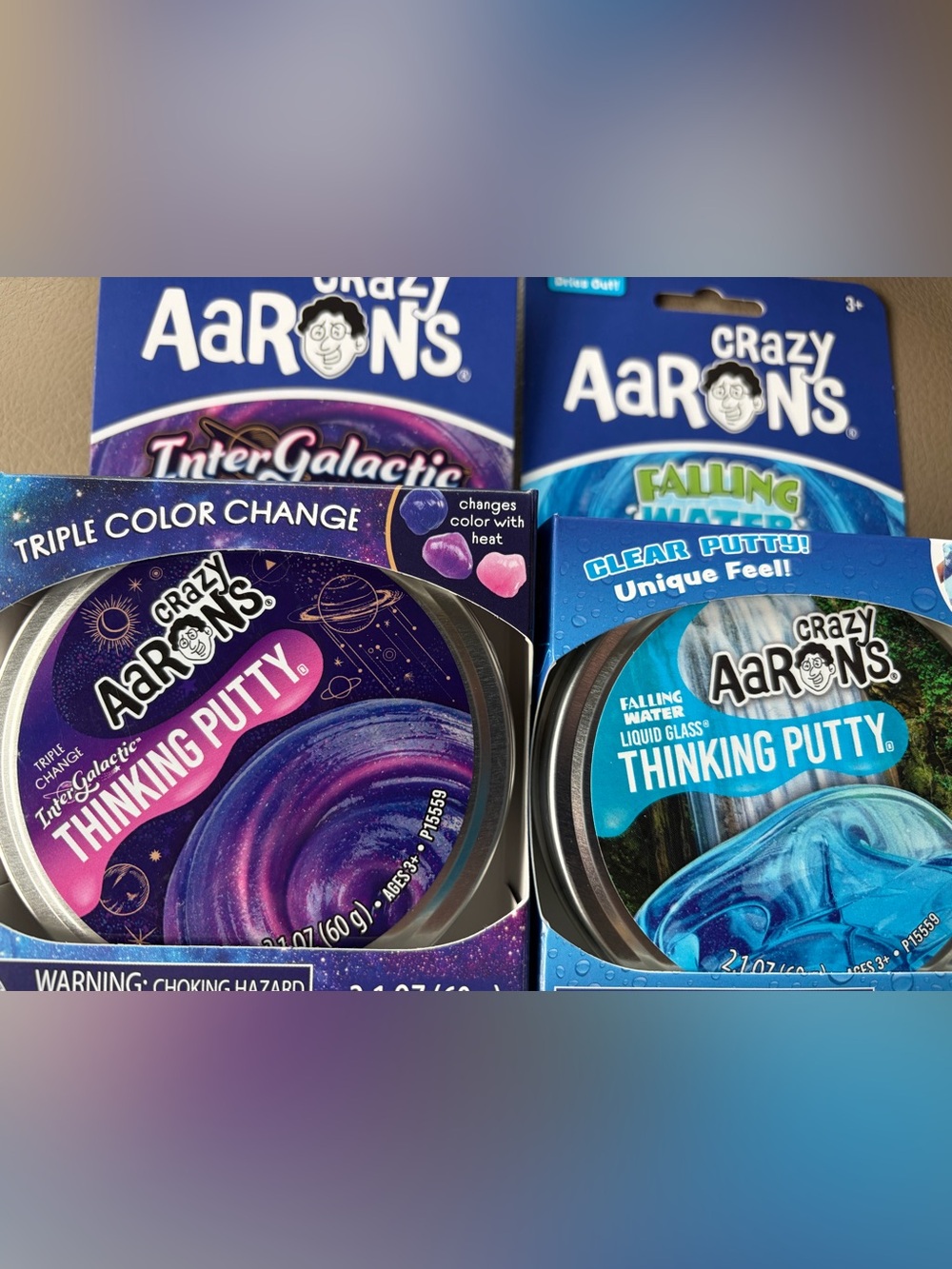 Thinking Putty - InterGalactic Triple Color Change (Purple/Pink/Blue)